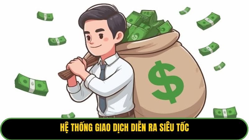 Hệ thống giao dịch diễn ra siêu tốc