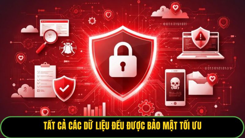 Tất cả các dữ liệu đều được bảo mật tối ưu